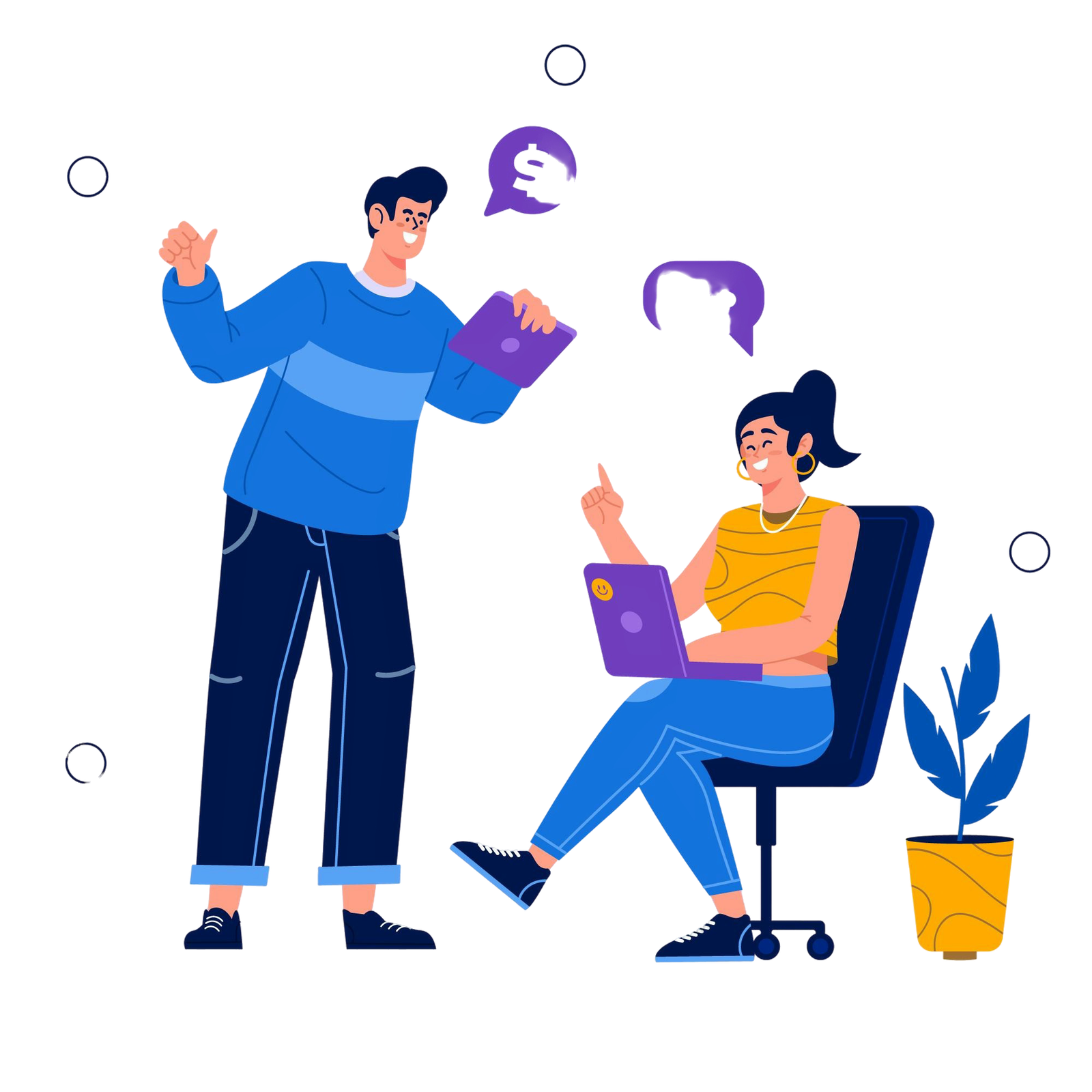 Contact illustration